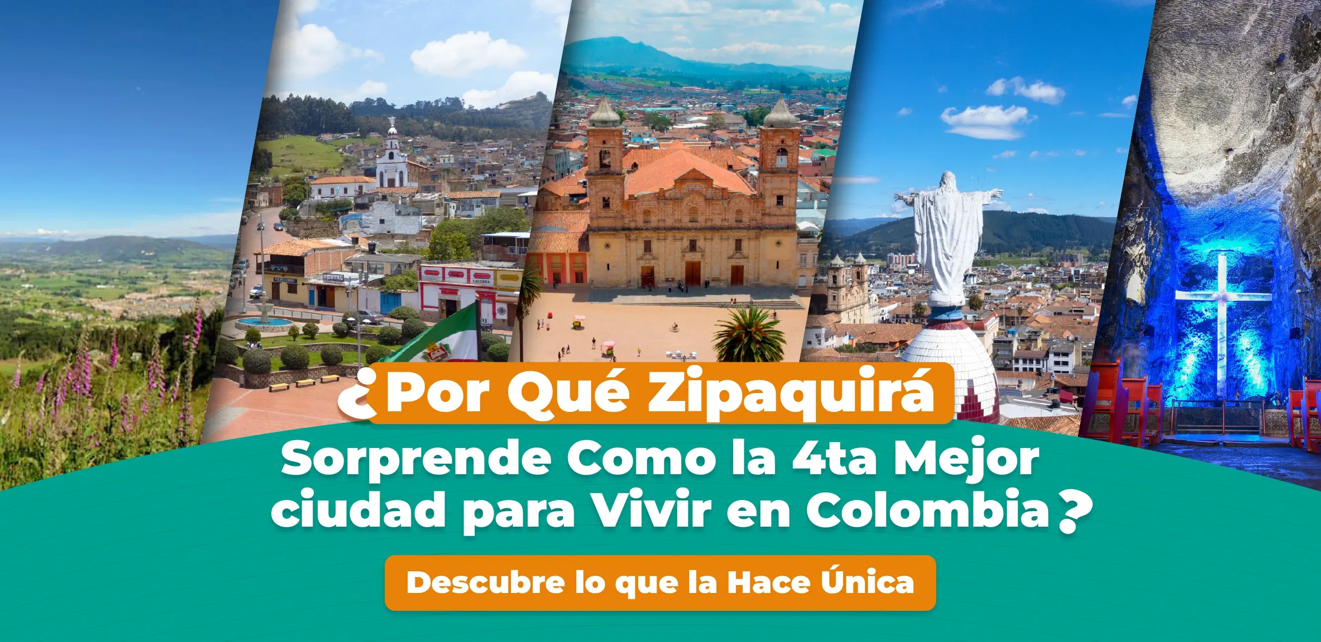 ¿Por qué Zipaquirá sorprende como la 4ta mejor ciudad para vivir en Colombia? Descubre qué la hace única.