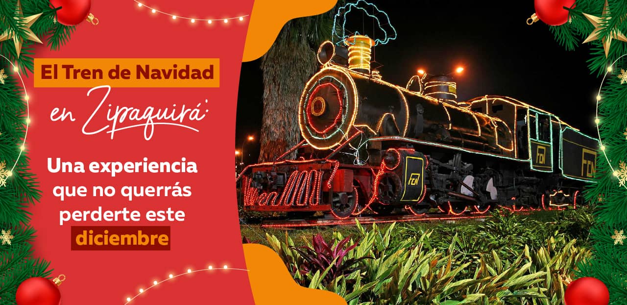 El tren de Navidad en Zipaquirá: Una experiencia que no querrás perderte este diciembre