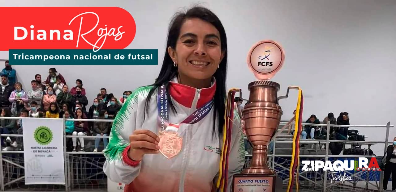 Diana Rojas, tricampeona nacional de futsal