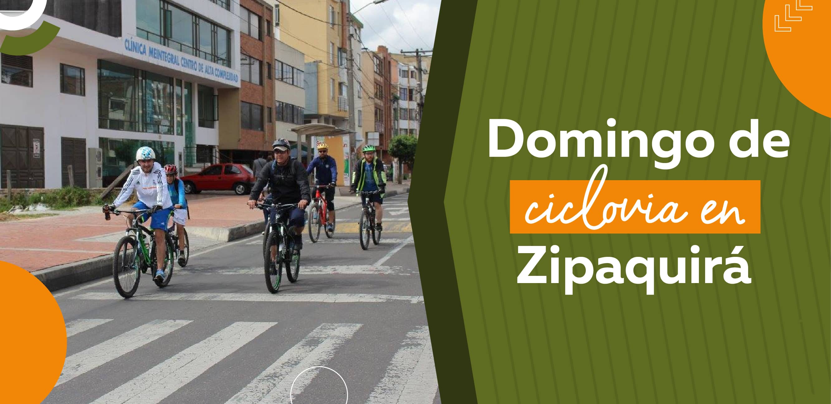 Domingo de ciclovía en Zipaquirá