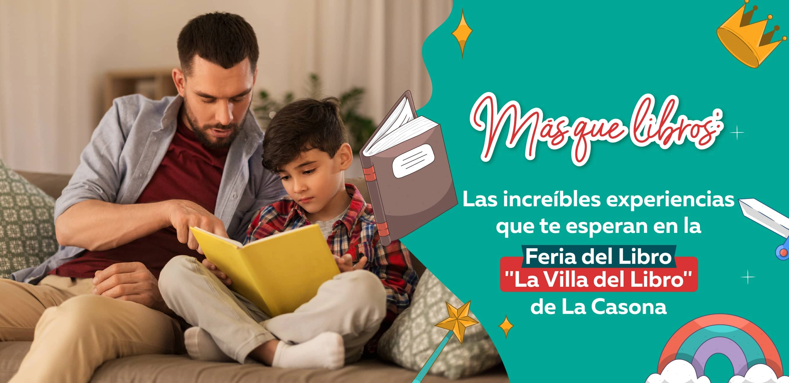 Más que libros, las increíbles experiencias que te esperan en la Feria ''La Villa del Libro'' del Centro Comercial La Casona