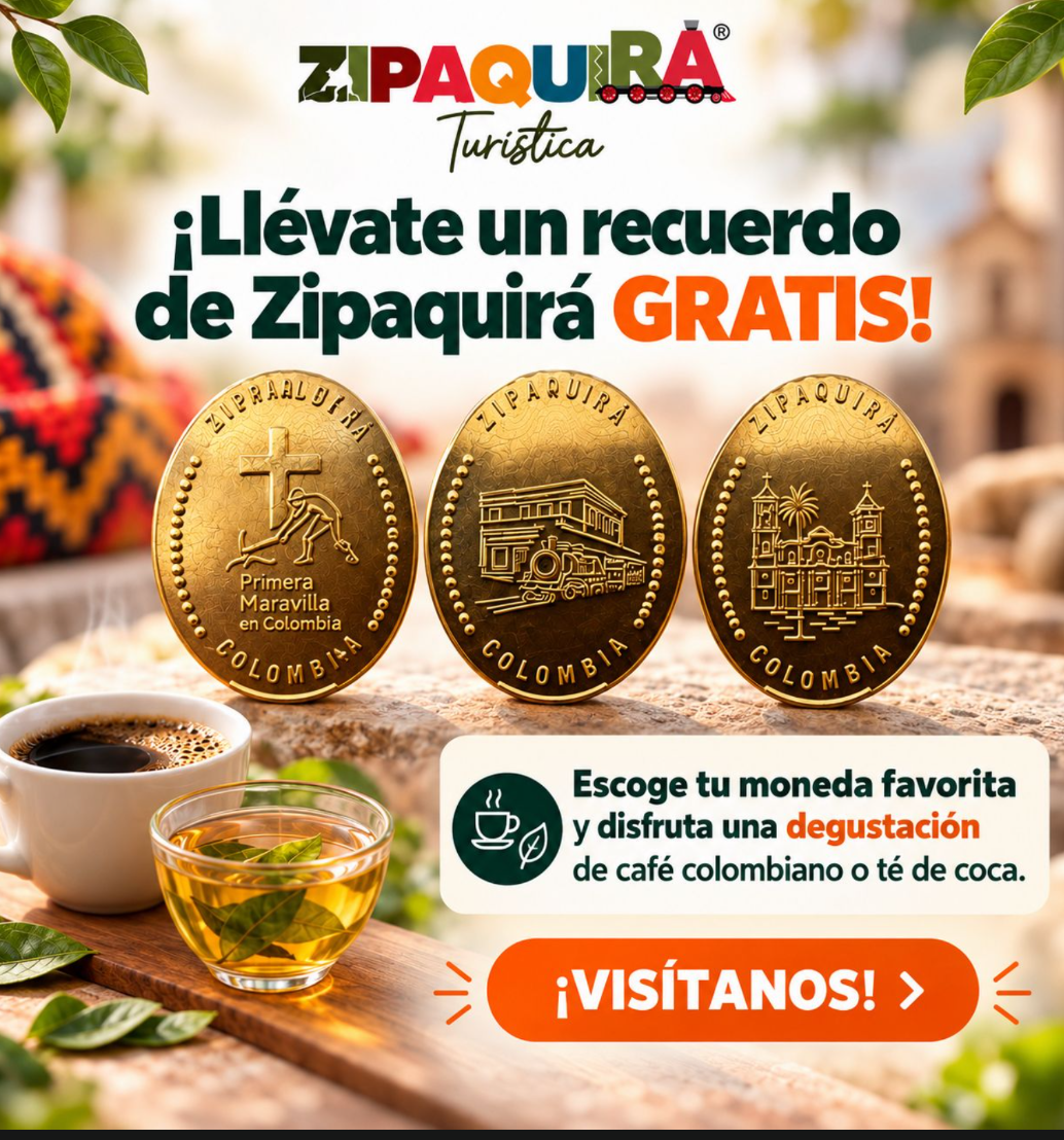 Promoción de monedas conmemorativas y degustación de Zipaquirá Turística